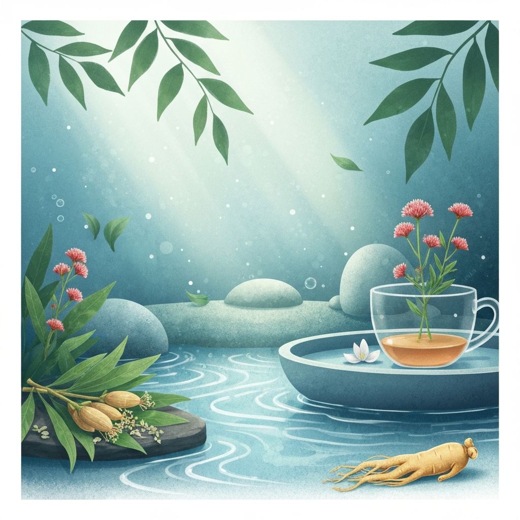 Calming adaptogenic herbs